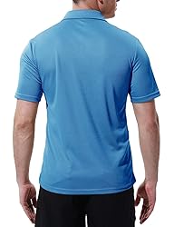 Rdruko Men's Activewear Polo Shirts Short Sleeve