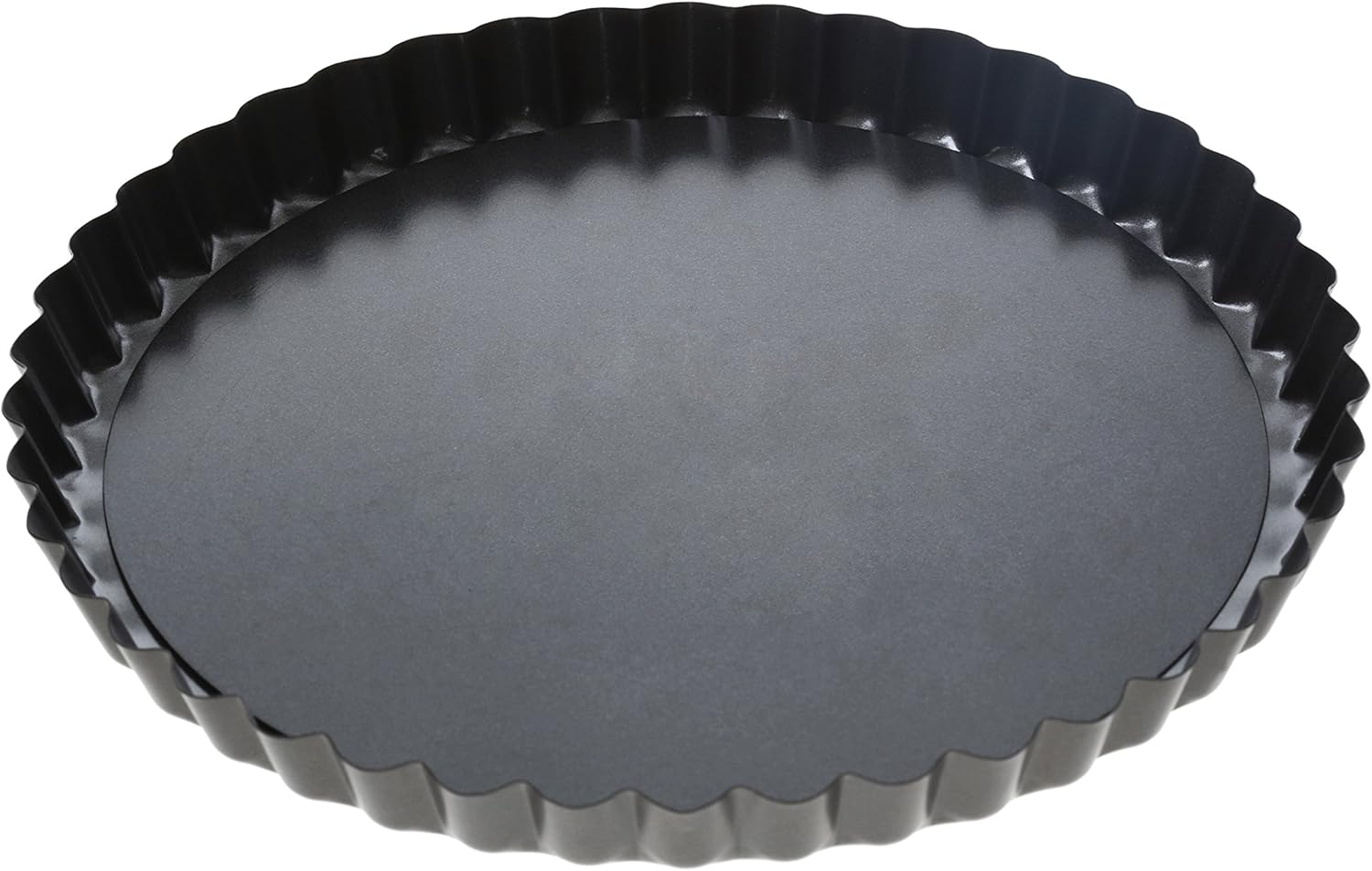 Premier Housewares Fluted Flan Tin, 20 cm, Grey, 0104311 - Image 3