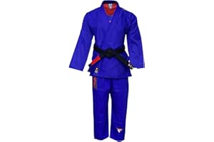 Fadi Sports Ray Series Men's BJJ Gi: Preshrunk with Advanced OptiWear for Brazilian Jiu Jitsu Gi, Taekwondo, and More
