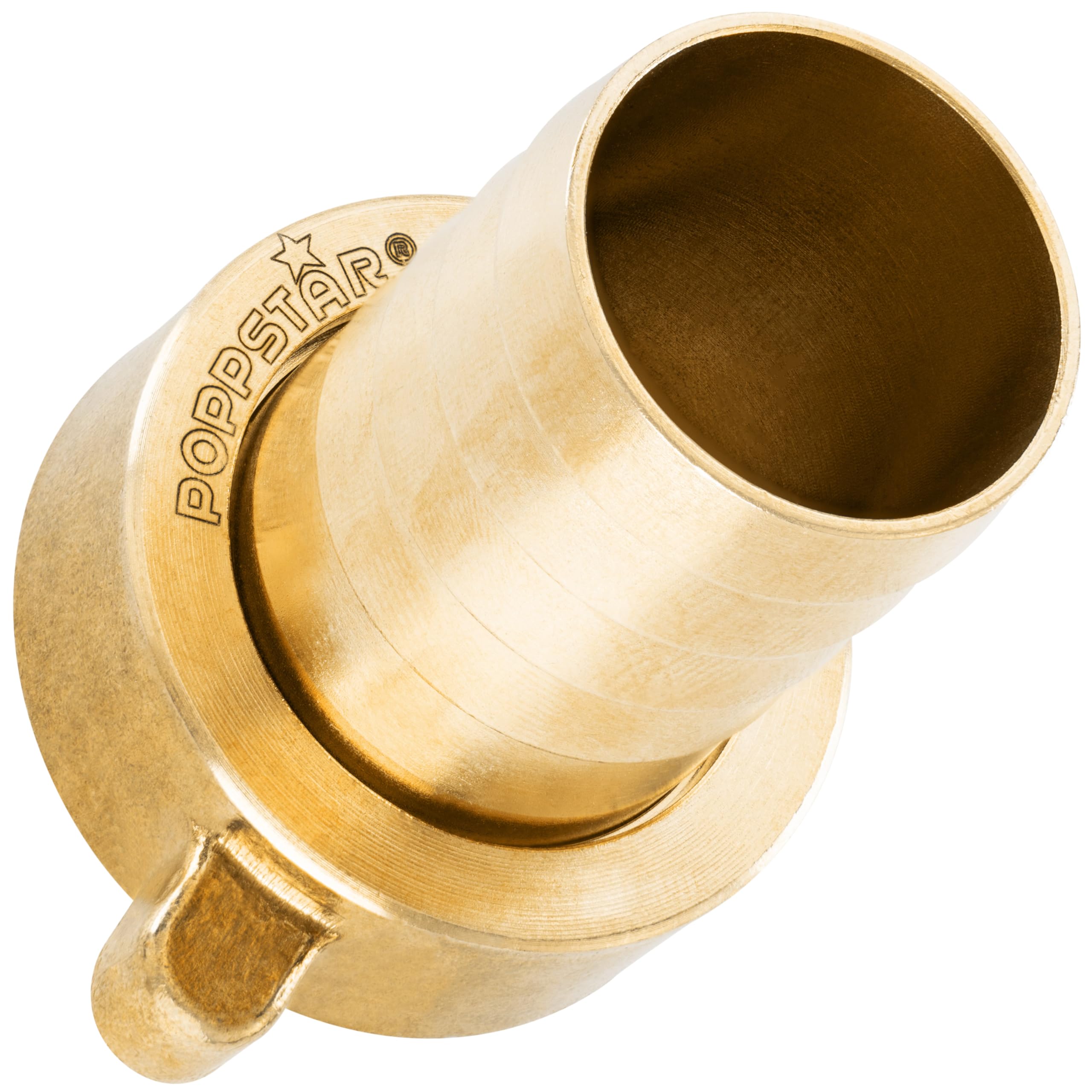 Poppstar Hose Connector ID 1 Inch Brass (incl. Union Nut with Flat Sealing) on Hose Nozzle 1 Inch (25 mm)