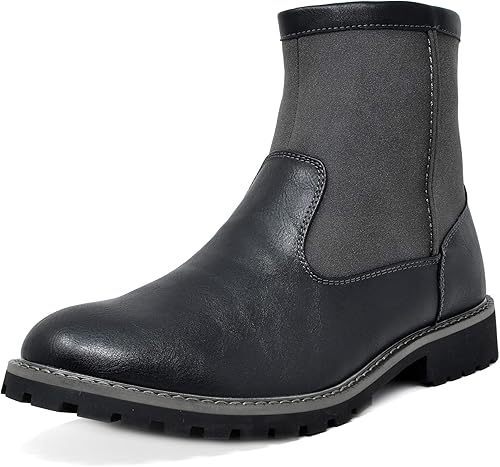 black winter dress boots