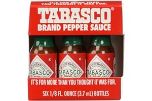 TABASCO brand Pepper Sauce "6-pack Miniatures" 1/8oz.