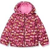 Amazon Essentials Girls and Toddlers' Lightweight Water-Resistant Packable Hooded Puffer Jacket