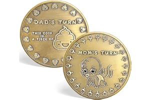 CHURYUML New Parent Decision Coin Funny Pregnancy Gifts for First Time Moms Dads Cute New Parents Gift for Couples Mommy Daddy Women Men Christmas Birthdays Gift