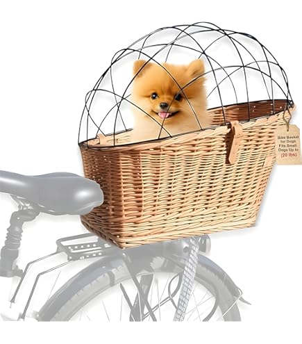Wicker Bike Basket Diy Dog S SPYMINNPOO Bike Pet Carrier, For
