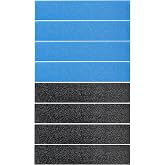 8 Pack Annual Mini Split Filter Bundle Replacement Filter for Mitsubishi Electric MAC-2330FT-E and MAC-3000FT-E Air Conditioner, Anti-Allergy, Included Enzyme and Deodorizing Filters, without Frames