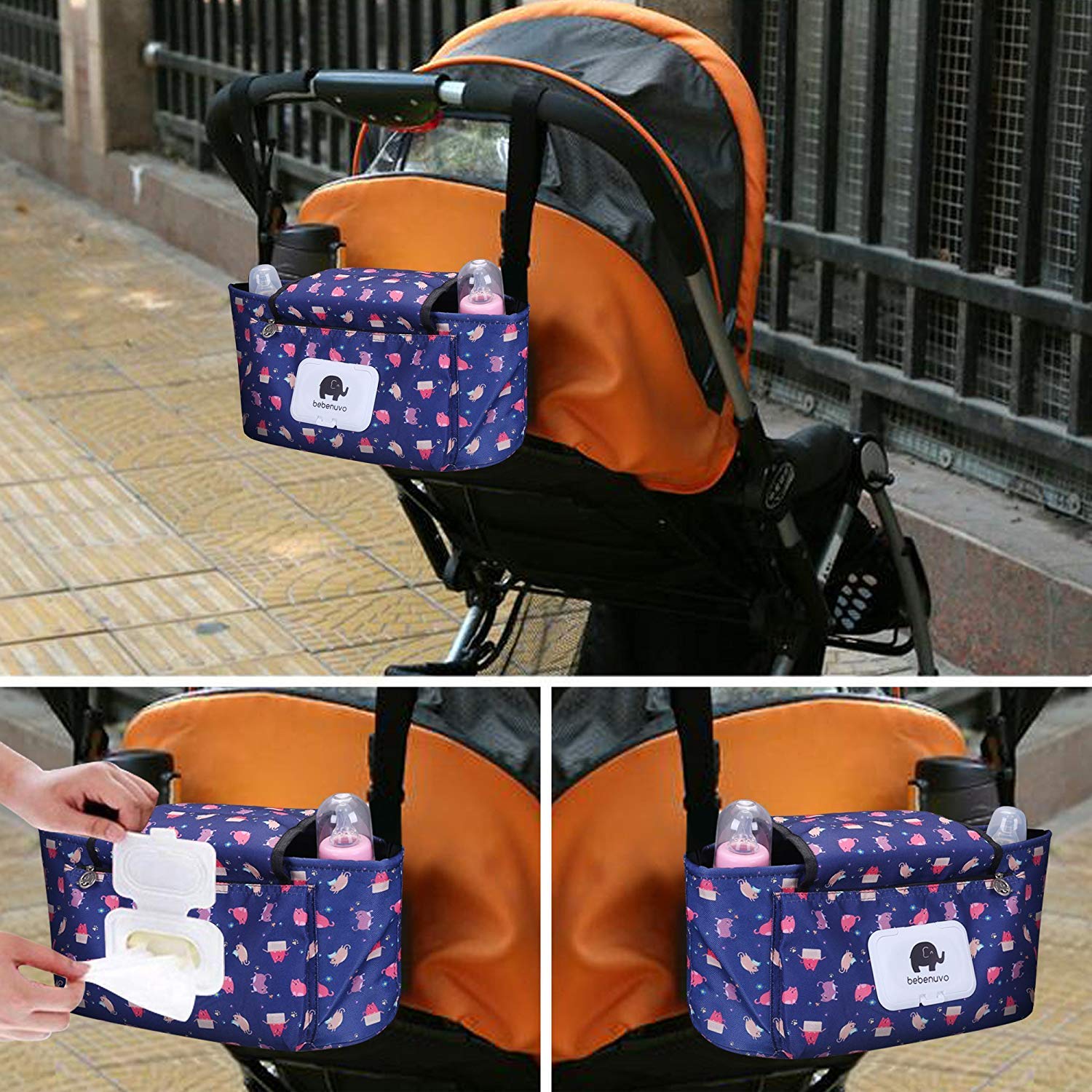 bebenuvo stroller organizer