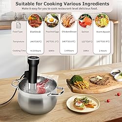 Sous Vide Cooker WiFi, Immersion Circulator for