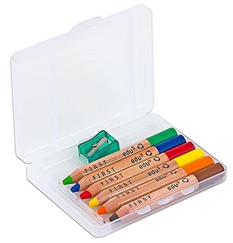 Buntstifte für Kinder Malstifte im 6er Pck 17,5cm