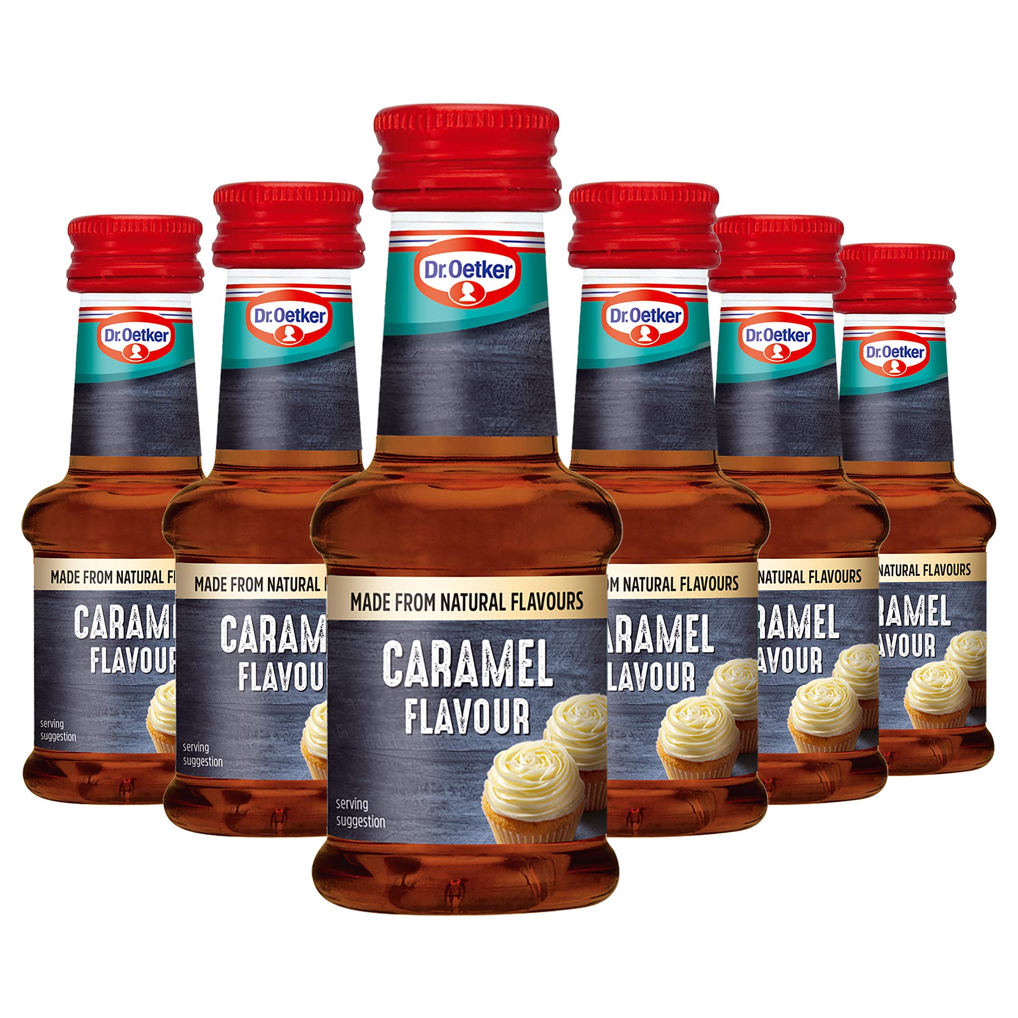 Dr. Oetker Caramel Flavour, 210g, Pack of 6 x 35ml