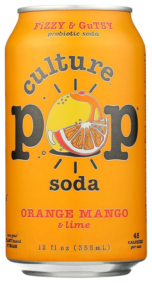 Culture Pop Soda Probiotic Orng Mango 12 FO