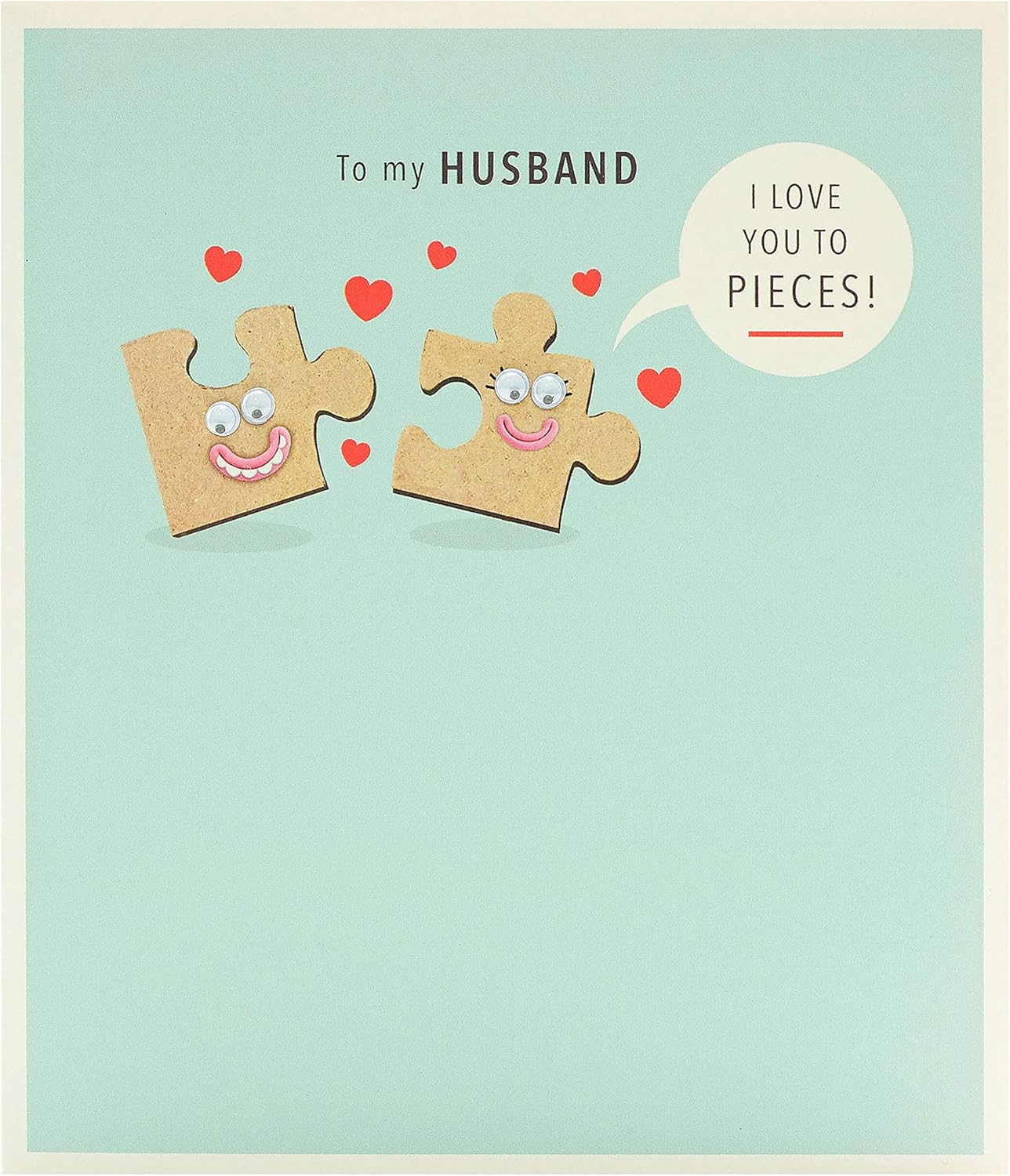 UK Greetings Husband Valentine's Day Card, Funny Valentine's Day Card