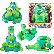 Monkey Monster 野崎森男 FUZZ FACTORY MORIO ORB Hunkee Funkee Monkee Jumbo Squishy Monkey Toy (Green/Blue