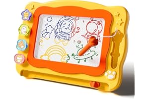 CI VETCH Large Magnetic Drawing Board Toddler Toys for 3 4 5 6 Year Old Kids Girls Boys, Doodle Board Montessori Preschool Educational Travel Toys Gifts for 3 4 5 6 Year Old Etch Sketch Erasable Writing Pad