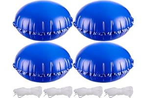SFCDDTLG 4 Pcs Pool Air Pillow for Above Ground Pools - 4 x 4 Ft Round Winter Pool Cover - Ice Equalizer - Swimming Pool Winterizing Closing Support With Ropes for Pool Covers