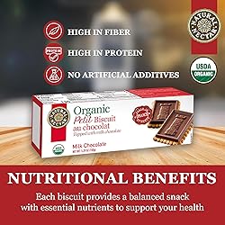 Natural Nectar Organic Milk Chocolate Petit Biscuit