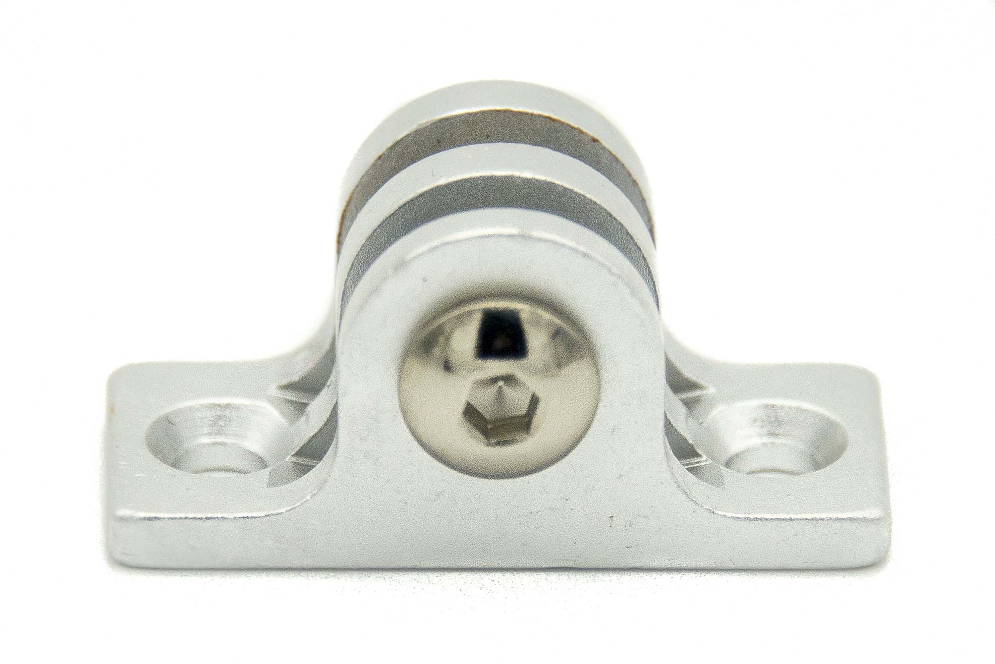 PROtastic Aluminium Surface Screw Mount for GoPro, Xiaomi, SJCAM and other Action Camera - Screw to a flat surface, Great for skateboards!