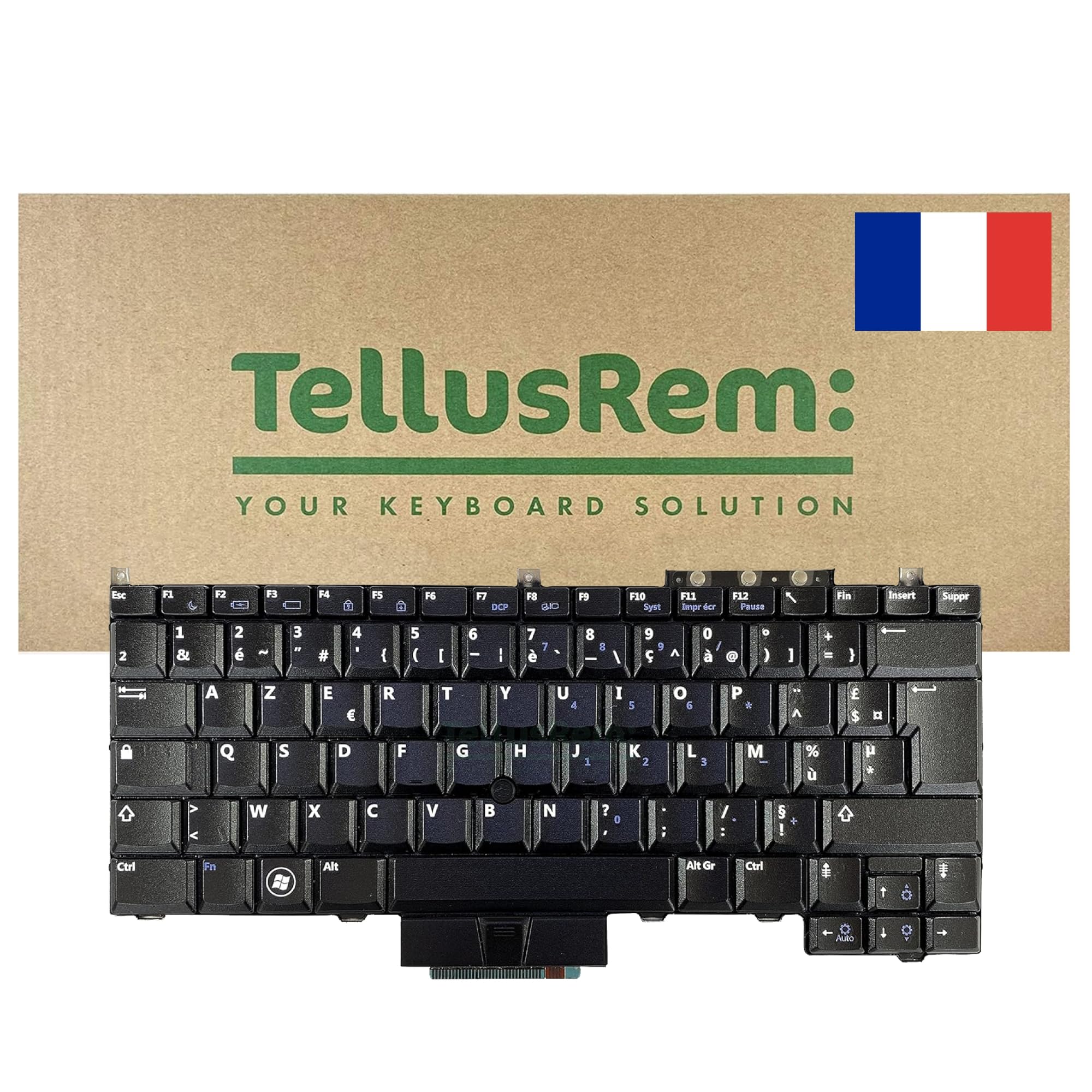 replacement French non-backlit keyboard for Dell Latitude E4300, Latitude E4310, Latitude E4200
