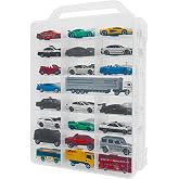 YYDS 48-Car Storage Case with Handle, Double-Sided Organizer for Toy Cars, Matchbox Cars, 1:64 Scale, Hot Wheels Compatible, CASE ONLY