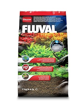 Fluval Stratum vulkanischer Bodengrund für bepflanzte Oder Garnelen-Aquarien