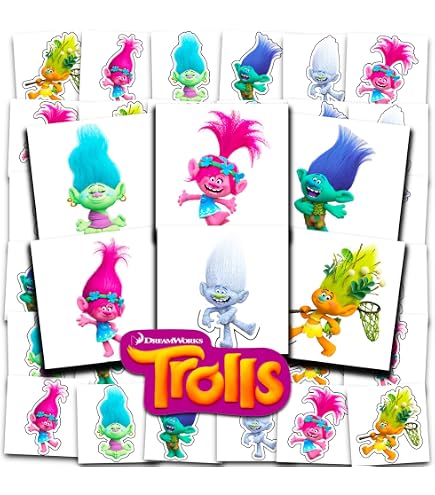 Amazon.com: Trolls World Tour Multicolor Plastic Table Cover - 54