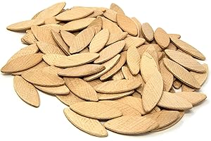 Wen JN111B #10 FSC-Certified Birch Wood Biscuits for Woodworking, 100 Pack