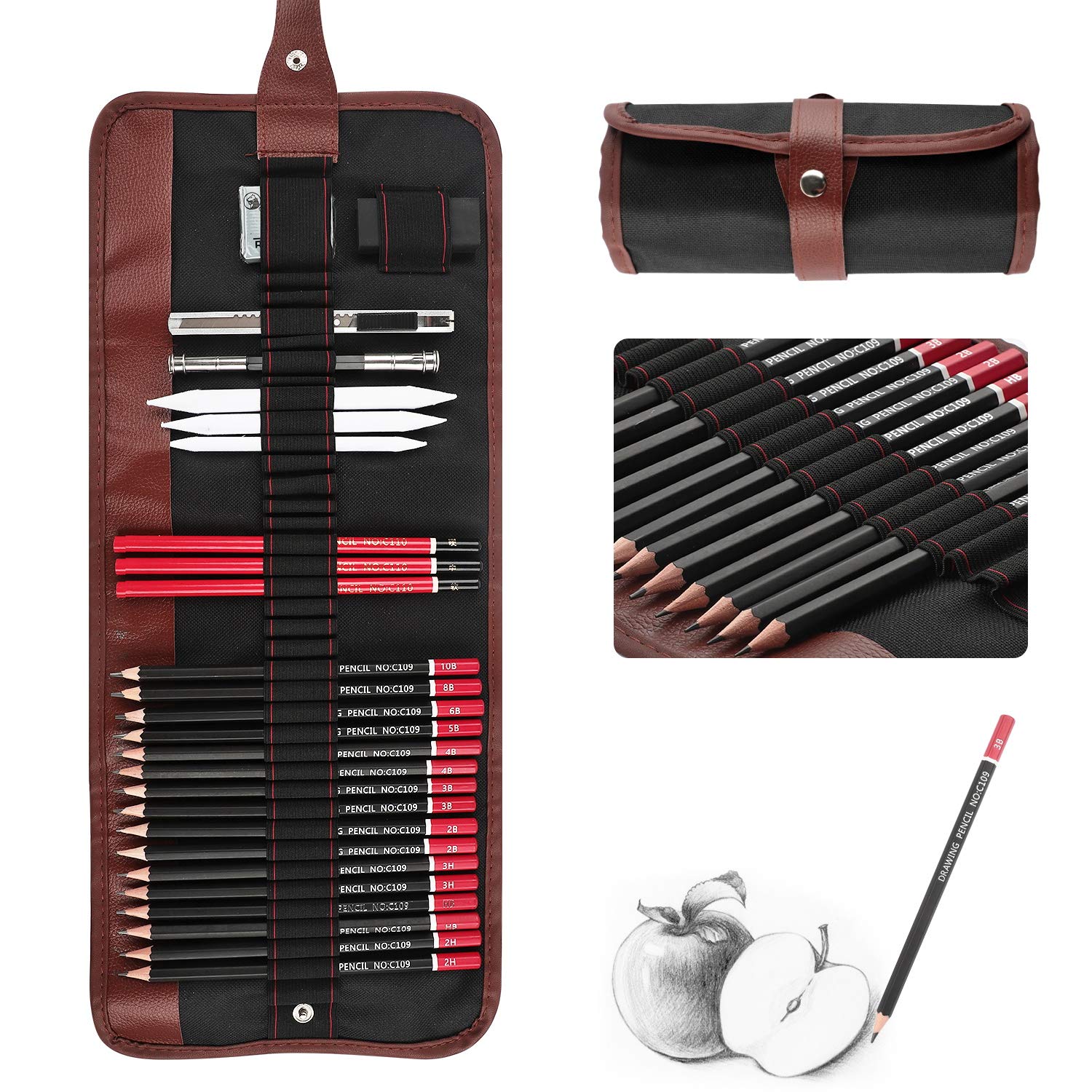 Sketching Pencil Set Drawing Pencil Charcoal Sketch Set Included