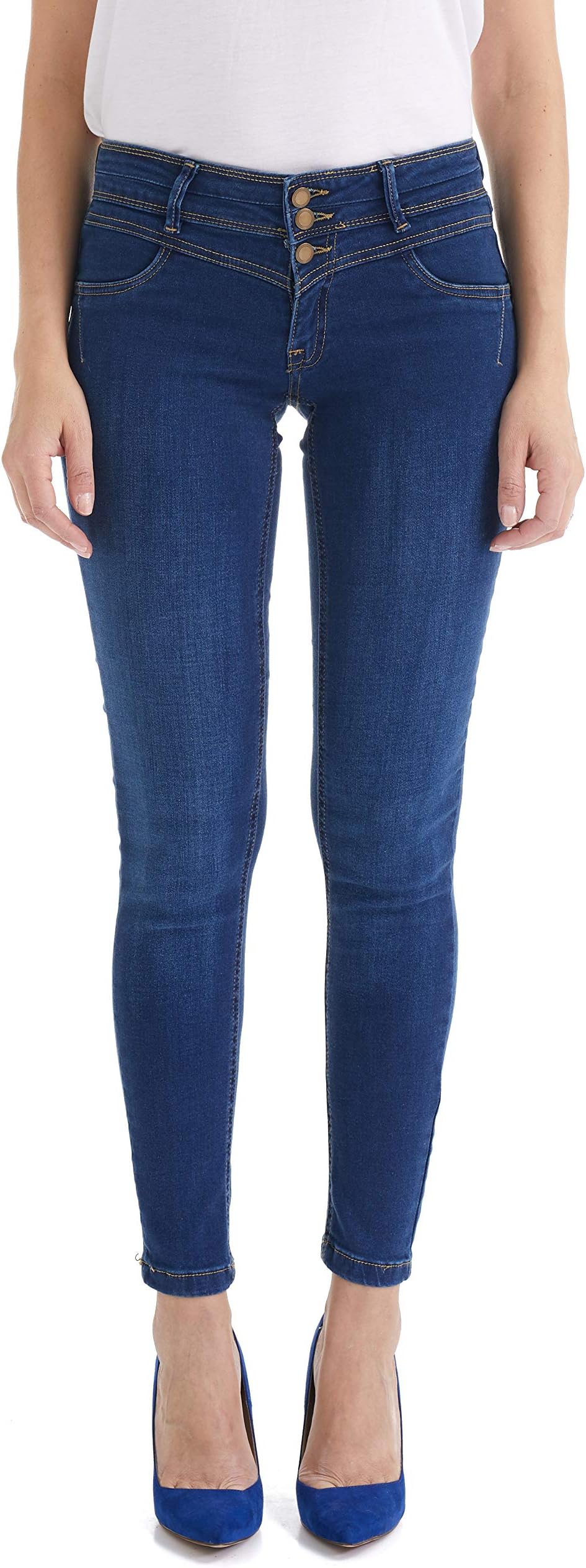 Suko Jeans Women's Denim Pants - Skinny Fit - Stretch - Lift & Contour