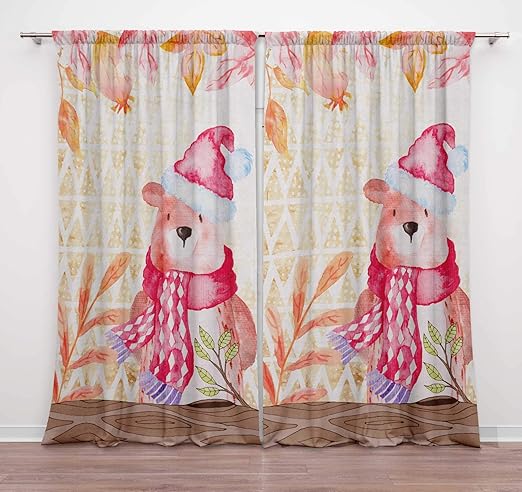 Amazon Com Timingila Orange Seamless Triangle Leaves Bear Kids