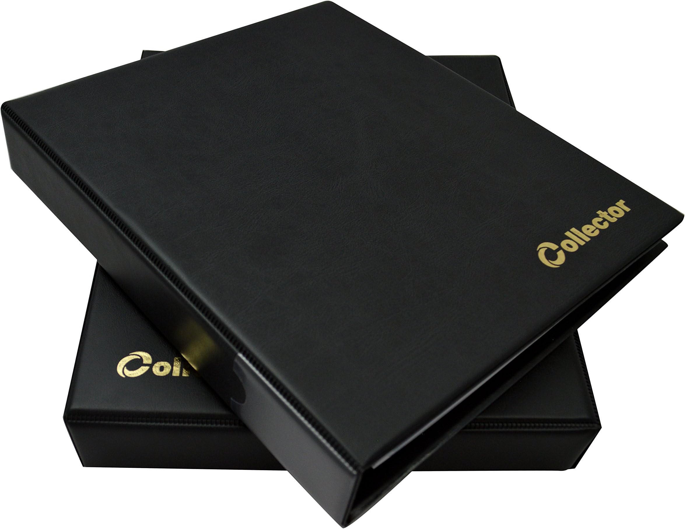 COLLECTOR Banknote Album in Case Folder Book Notes Banknotes with 15 Pages and 15 Dividers Very Big Capacity MATT BLACK