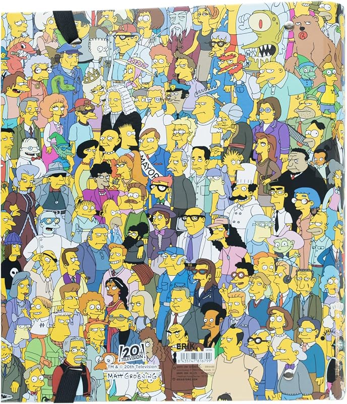 Die Simpsons Ringordner A4 4 Ringe Premium Fanartikel