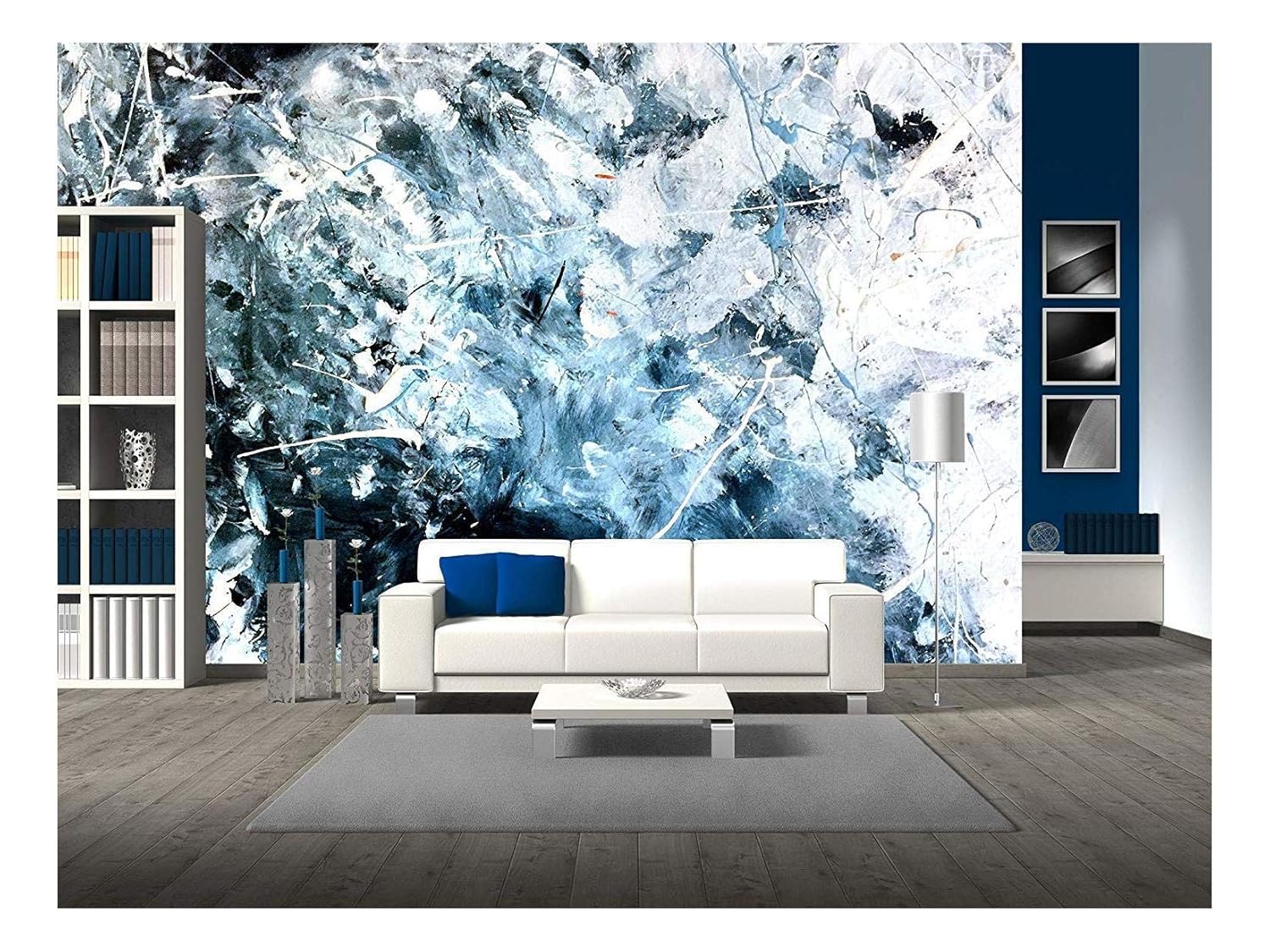 wall26 Abstract Acrylic Painted Texture Background