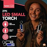 SOL 2 Pack LED Small Torch Keyring Light Compact Mini Flashlight view 3