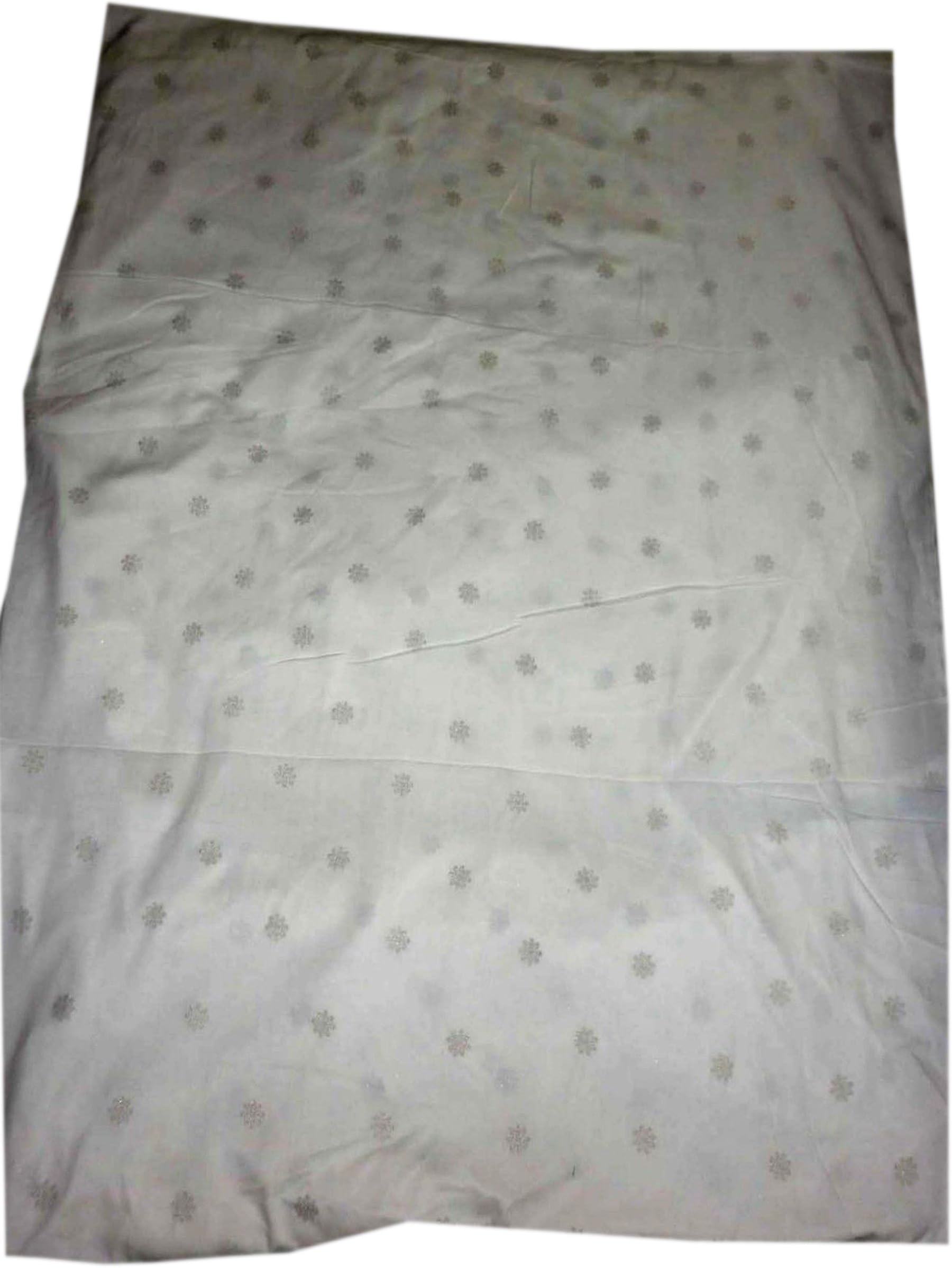 Cotton Indian Fabric Hippie Tissu Strip Boho Stoff Tela Ethnic Silver Print Dress Material Ethnic Retro Vintage Look