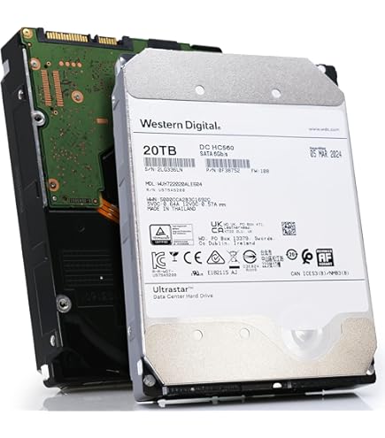 Amazon.com: WD Ultrastar DC HC560 WUH722020ALE6L4 20 TB Hard Drive