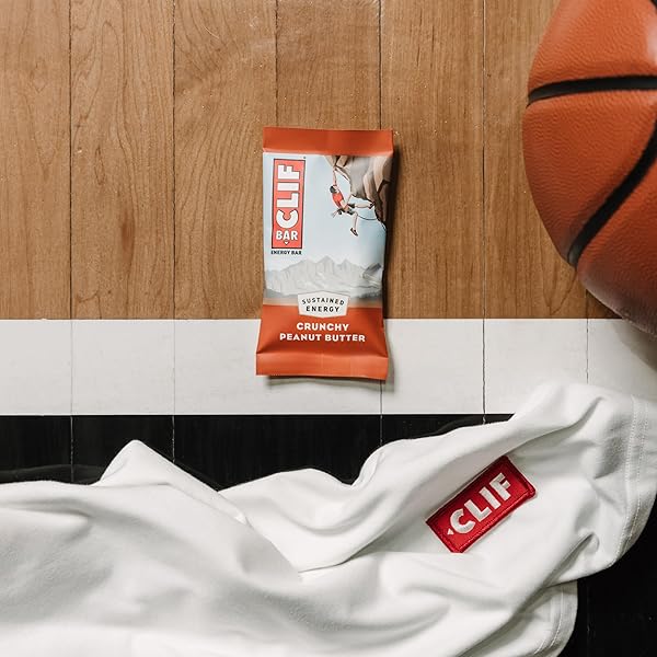 CLIF BAR – PROTEIN BARS – CRUNCHY PEANUT BUTTER – MADE WITH ORGANIC OATS – ENERGY BARS – NON-GMO (15 PACK)