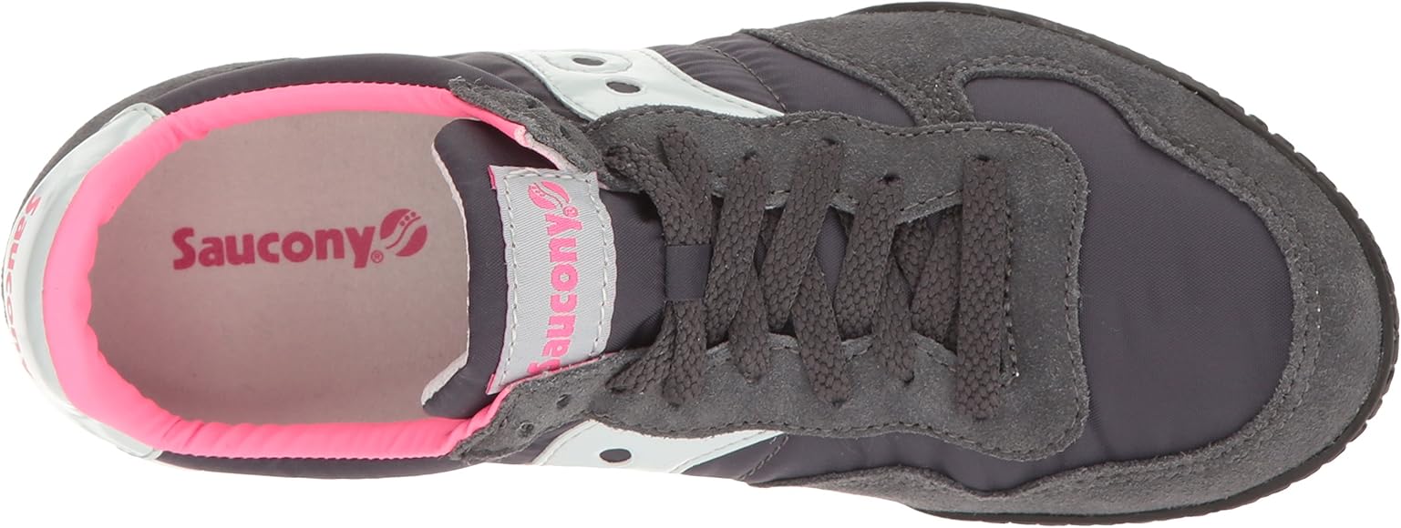 saucony charcoal pink