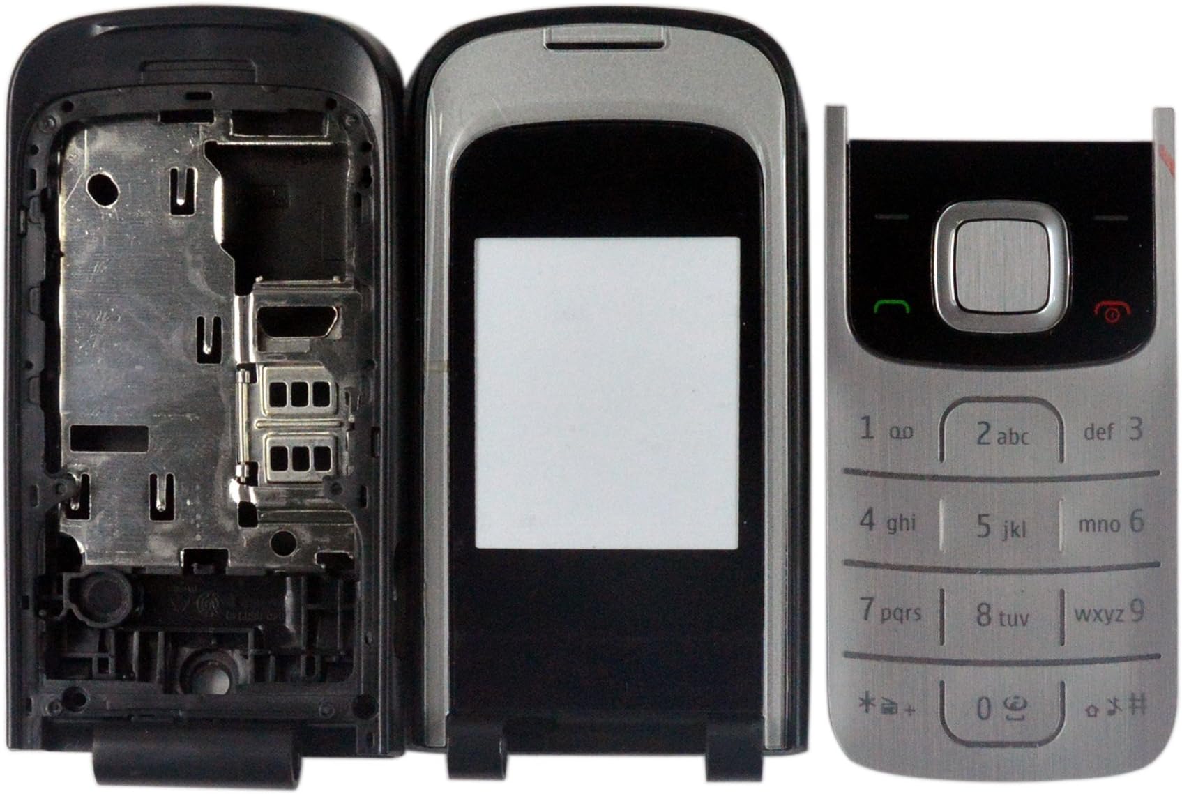 TOTTA Replacement Full Body Housing Back Body Panel for Nokia 2720 fold - Black