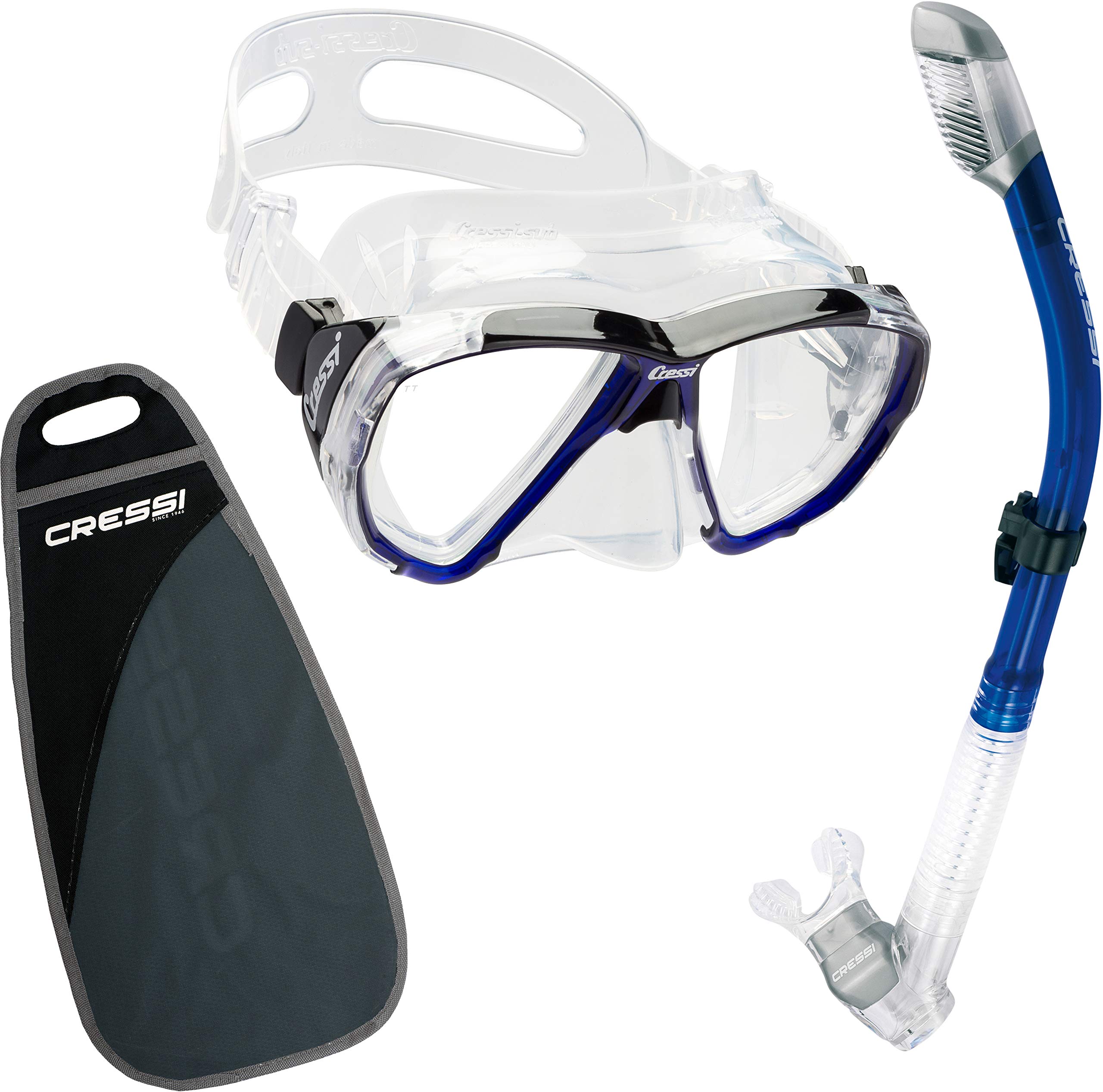 Cressi BIG EYES & SUPERNOVA DRY, High Performance Snorkeling Diving Adult Set - Cressi: Quality sinc