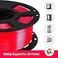 Silk Ruby Shiny Red PLA Filament, 1kg 2.2lbs 1.75mm