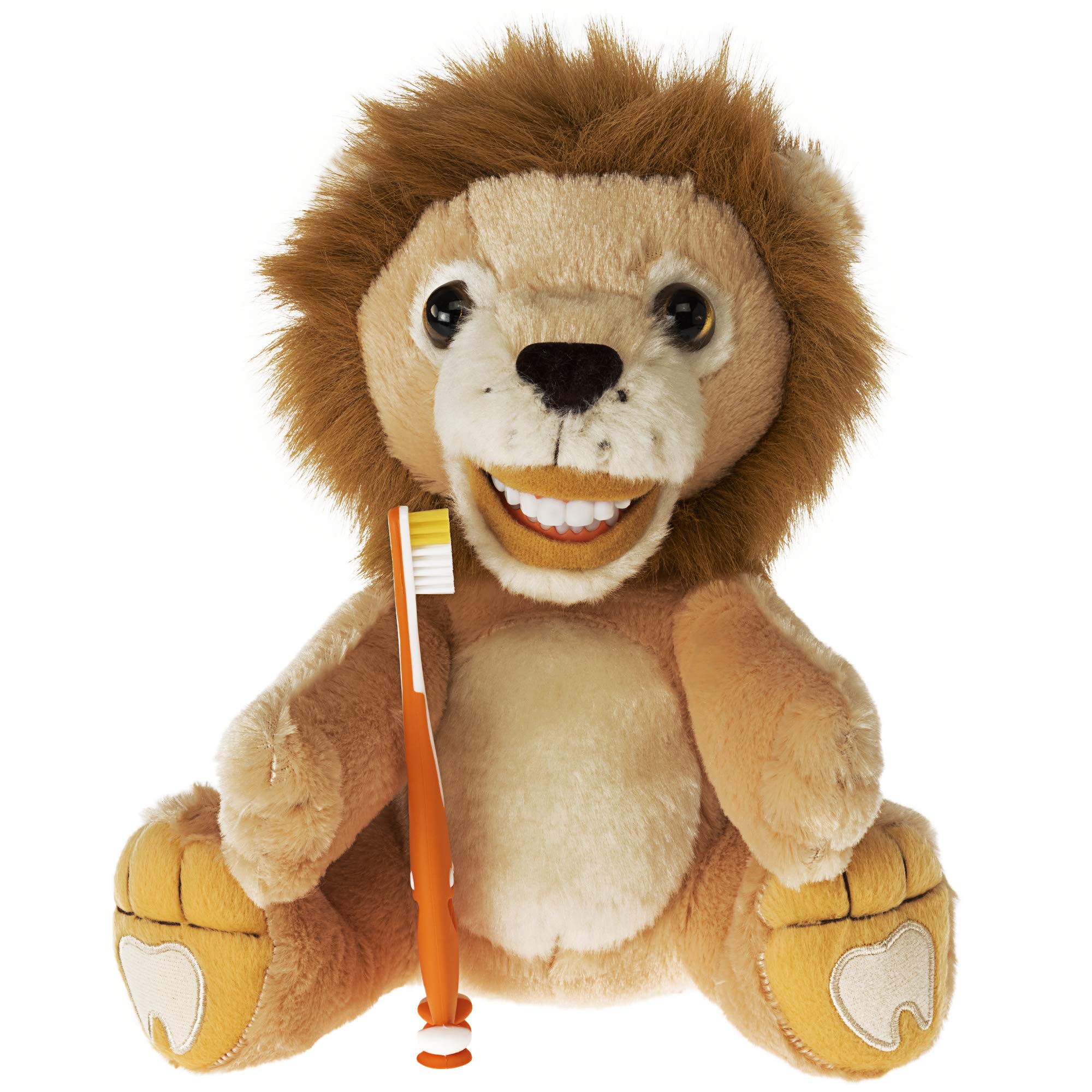 StarSmilez Kids Tooth Brushing Buddy Lil Rasta Lion Plush Dental Education Helper Teach 