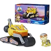 Paw Patrol: The Mighty Movie, Construction Toy Truck with Rubble Mighty Pups Action Figure, Lights and Sounds, Kids Toys for Boys &amp; Girls 3+