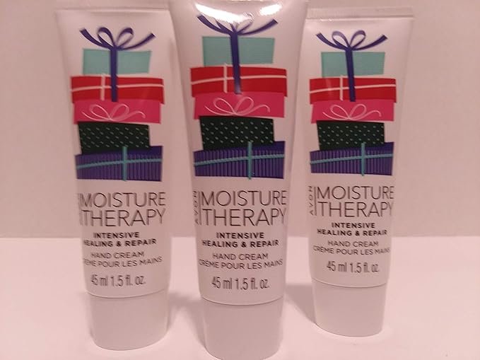 lot of 10 avon moisture therapy intensive healing & repair hand cream