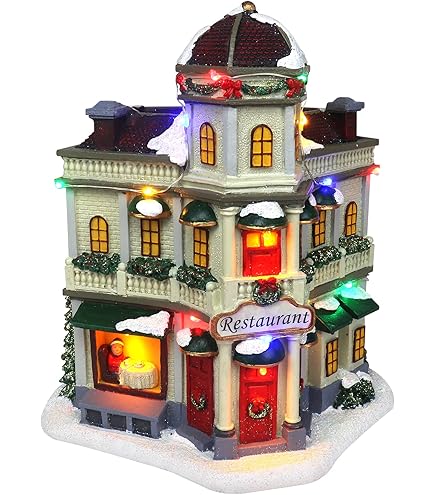 Amazon.com: Department 56 Snow Village Shelly's Diner : Home & Kitchen