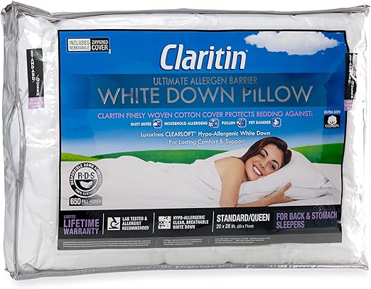 Claritin Allergen Barrier Pillow 2025