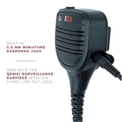 BTECH QHM22D Dual Push-to-Talk (PTT) Speaker