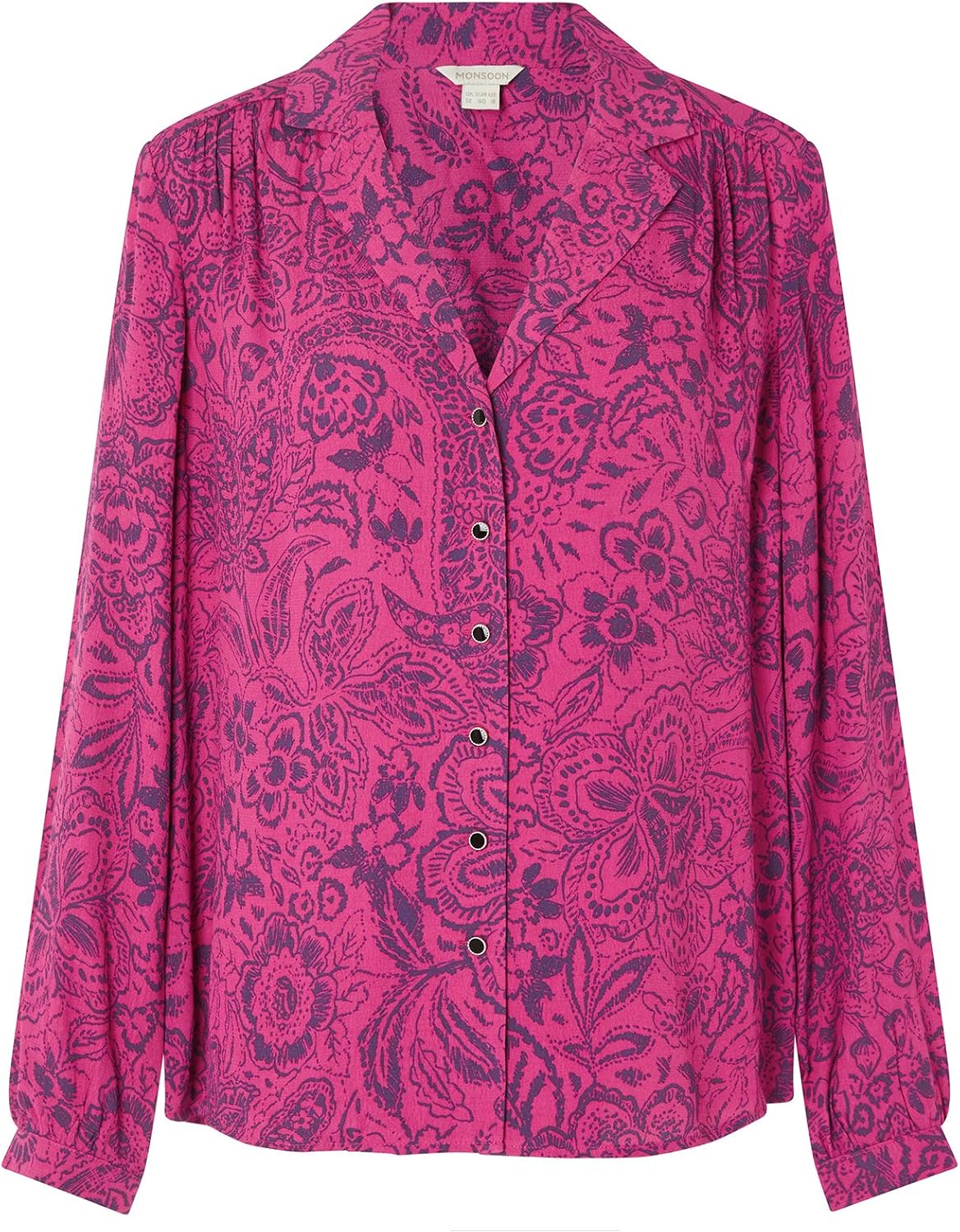 Monsoon Ladies Paisley Print Blouse with LENZING™ ECOVERO™ Amazon.co.uk Clothing