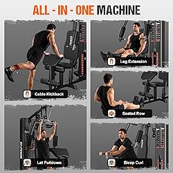 GOIMU Home Gym, M1 Workout Station with 140LBS