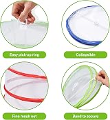 Bramble 5 Mesh Pop-Up Food Covers Assorted Sizes Collapsible Net Domes view 5