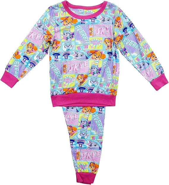 paw patrol fleece pajamas